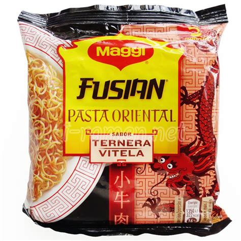 No Maggi Spain Fusian Pasta Oriental Sabor Ternera Tontantin