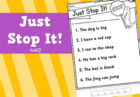 stop  teacher resources  classroom games teach