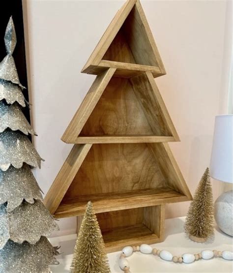 Christmas Tree Shelves Free Woodworking Plan