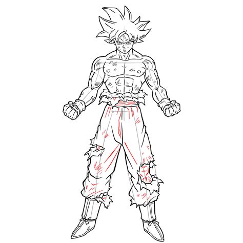 Goku Drawing How To Draw Goku Step By Step Atelier Yuwa Ciao Jp