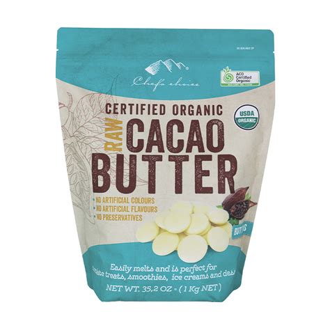 Certified Organic Raw Cacao Butter HBC Trading