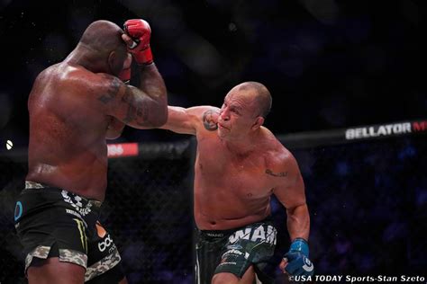 Quinton Jackson Def Wanderlei Silva At Bellator Best Photos Mma