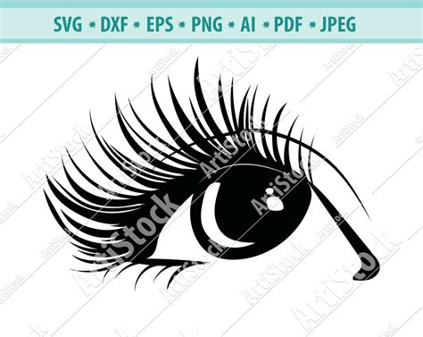 Eyelashes Svg Eyes Svg Beauty Svg Make Up Svg Eye Lashes Etsy