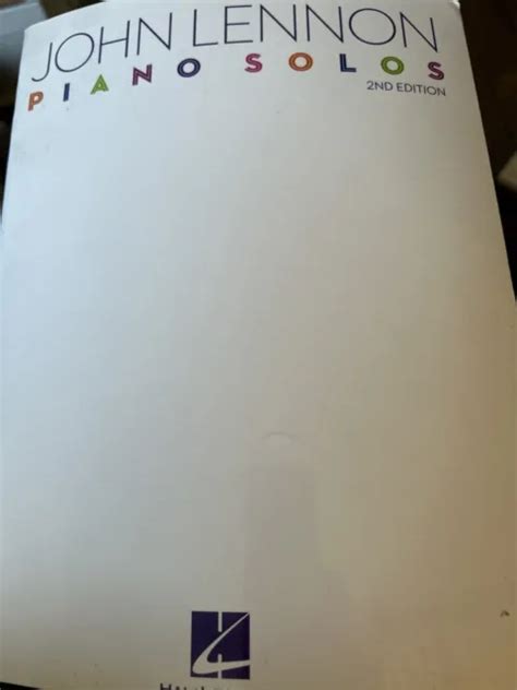 John Lennon Piano Solos Songbook Sheet Music See Full List Revised