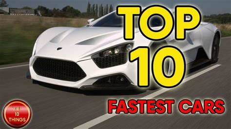 Top 10 Fastest Cars In The World 2017 List Youtube