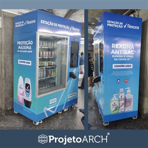 ProjetoARCH Sinalização de Adesivagem de Vending Machines