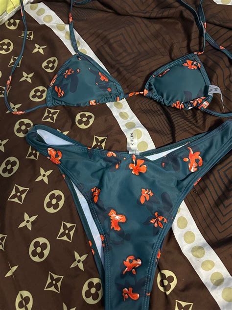 SHEIN DARK GREEN BIKINI Women S Fashion Swimwear Bikinis Swimsuits