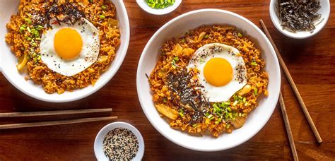 Kimchi Fried Rice Recipe With Fried Egg For Kimchi Bokkeumbap