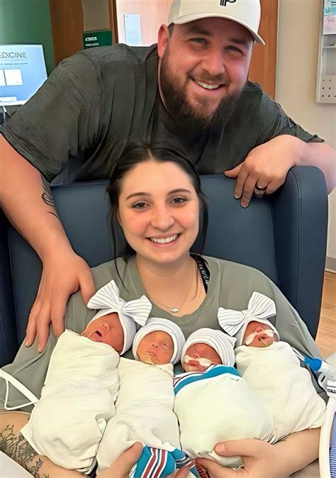 Couple Welcomes Incredibly Rare Quadruplets Including 2 Sets Of