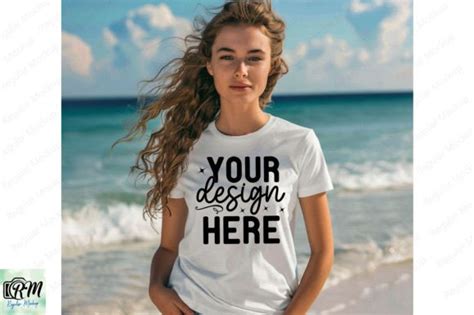 Bella Canvas Summer T Shirt Mockup Graphic By Regular Mockup