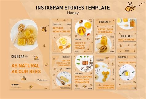 Free Psd Honey Shop Ad Poster Template