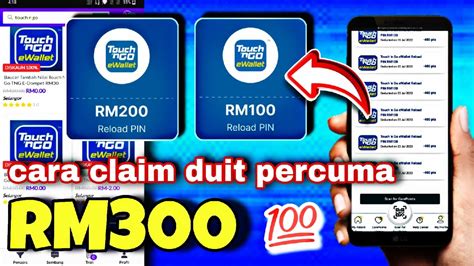 Cara Claim Duit Ewallet Lebih RM300 Free Ke Touch N Go Sekarang 2024