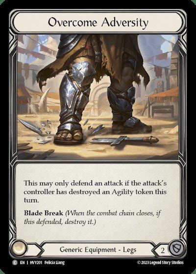 Overcome Adversity | Flesh and Blood FAB Cards 