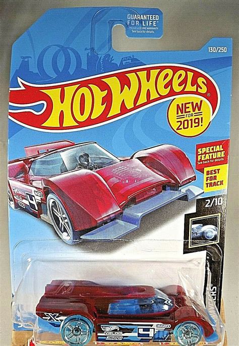 2019 Hot Wheels 130 X Raycers 2 10 GRUPPO X24 Transparent Red WBlue Wheels Pr5s Contemporary