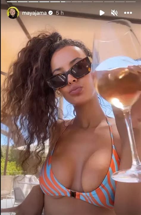 Love Island Host Maya Jama Stuns In Patterned Bikini Ahead Of Show S Final OK Magazine