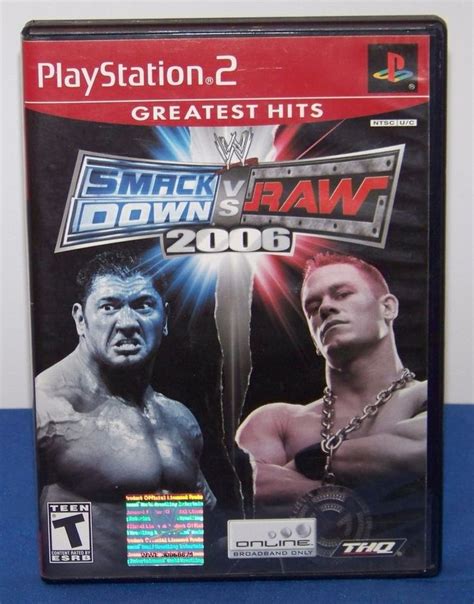 WWE SmackDown Vs Raw 2006 Sony PlayStation 2 2005 For Sale Online