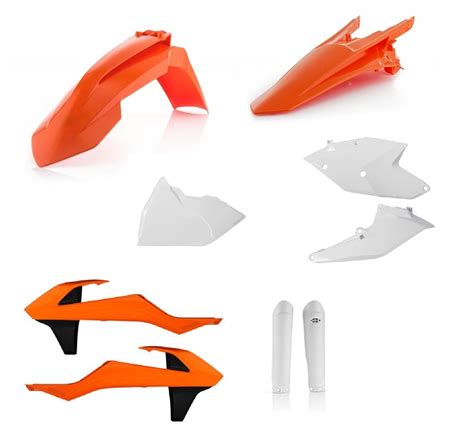 Acerbis Plastik Kit Full Satz Komplett Passend F R Ktm Exc