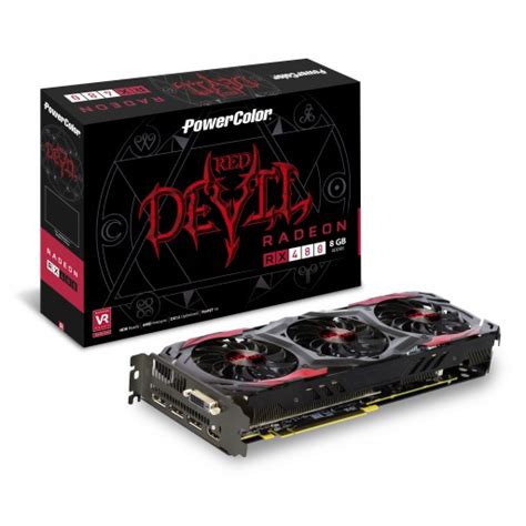 Powercolor AXRX 480 8GBD5-3DH/OC Radeon RX 480 Red Devil 8GB 256bit ...