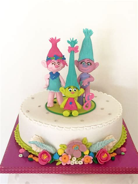 Trolls Cake Tortas Para Niños Pasteles De Trolls Pasteles Infantiles