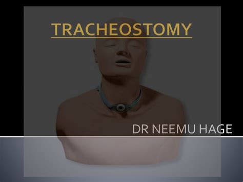 Tracheostomy Care Ppt