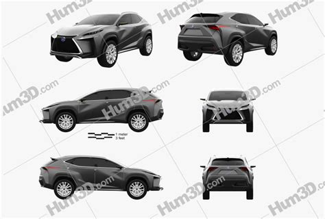 Lexus Lf Nx Blueprint Template Dmodels Org