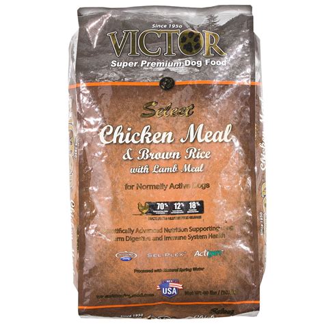 Victor Select Chicken And Rice Dry Dog Food 40 Lb