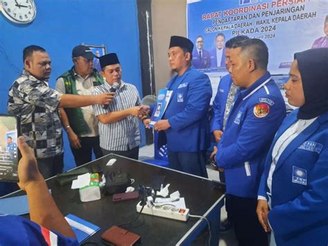 Menuju Palas 1 Putra Mahkota Alam Hasibuan Mendaftar Ke PAN MitaNews