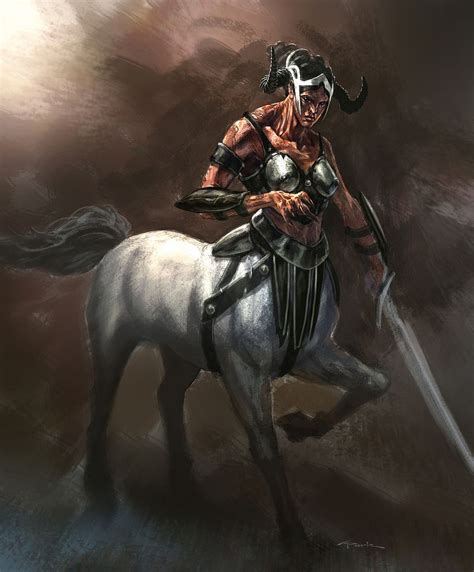 Centauress By Andy Park Centaur Female Centaur Character Art