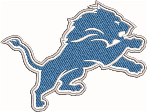 Detroit Nfl Lions Embroidery Designs Embroidery N Sewing