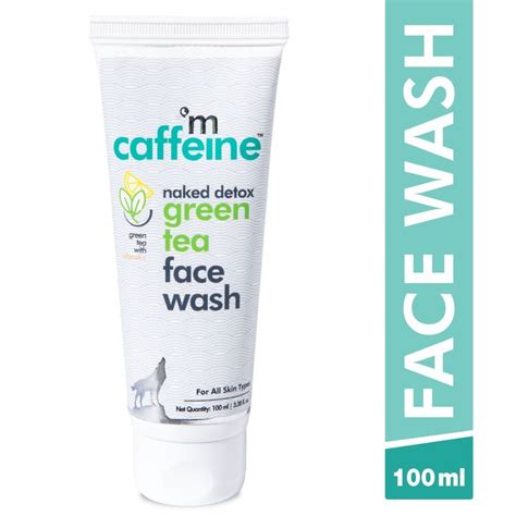 Buy Mcaffeine Naked Detox Green Tea Face Wash Ml Online At Purplle