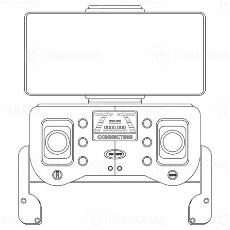 Livre De Coloriage De La T L Commande Du Drone Quadricopt Re Avec