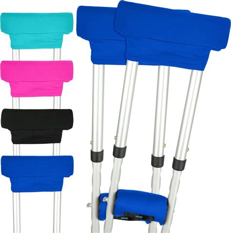 Vive Crutch Pads Padding For Walking Arm Crutches Universal Underarm Padded Forearm Handle