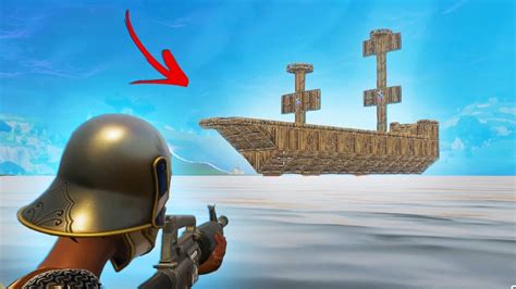 Building The World S Biggest Pirate Ship Fortnite Battle Royale Youtube