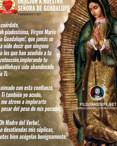 Oraci N A La Virgen De Guadalupe El De Diciembre Una Plegaria Llena