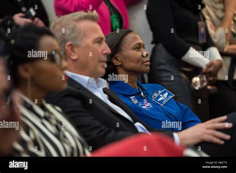 NASA astronaut Yvonne Cagle is seen in the audience after a screening ...