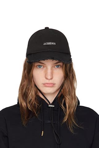 Black Les Classiques La Casquette Artichaut Cap By JACQUEMUS On Sale