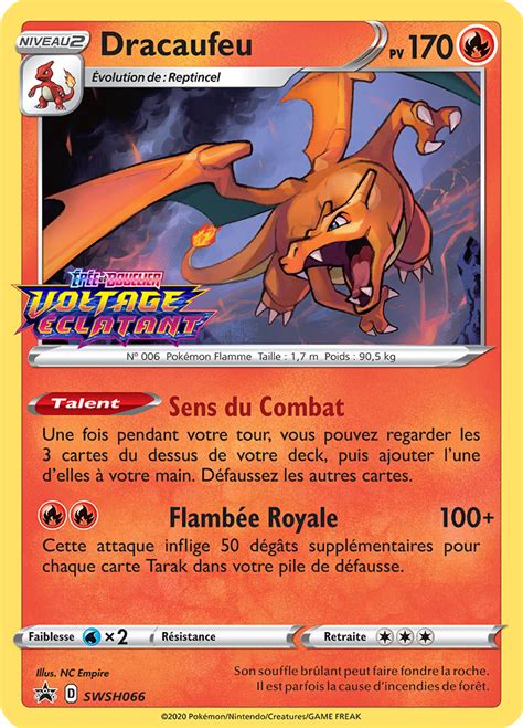 Dracaufeu Promo SWSH 066 Poképédia