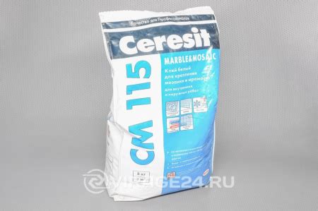 Купить клей церезит см 115 для мраморной плитки и стеклянной мозаики ...