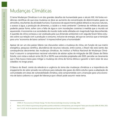 Mudanças climáticas