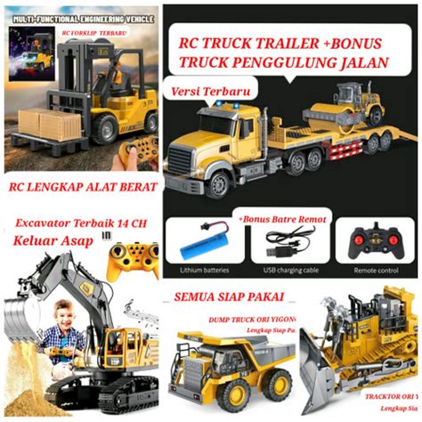 Jual Mobil Remot Rc Excavator Bego Mainan Remote Control Tractor