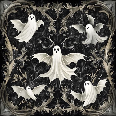 Premium Photo A Black And White Photo Of A Black And White Ghost With