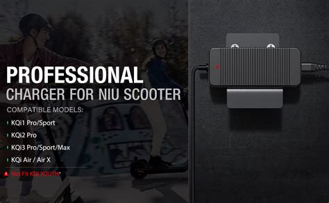 Amazon Powergpt V A Scooter Charger For Niu Kqi Pro Sport