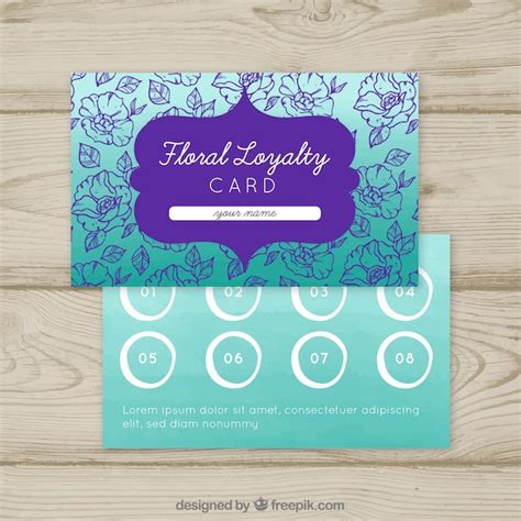 Printable Loyalty Card Template Free Printable Templates Free