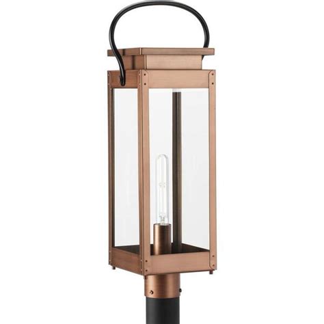 Progress Lighting 1 Light Bronze Steel Hardwired Weather Resistant