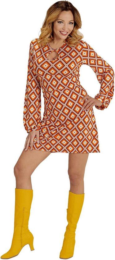 WIDMANN Groovy Jaren 70 Retro Outfit Voor Vrouwen XL Bol