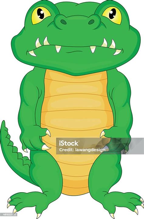 Kartun Bayi Buaya Lucu Ilustrasi Stok Unduh Gambar Sekarang 2015