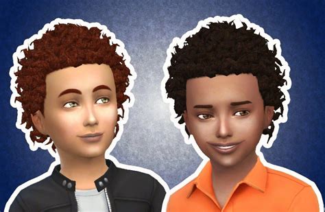 Sims 4 Cc Boy Curly Hair