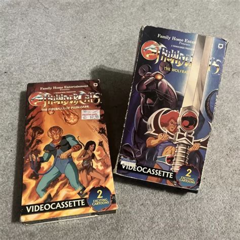 Thundercats Vhs Movie Bundle The Wolfrat And The Fireballs Of Plun Darr