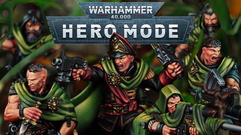 HERO MODE Astra Militarum Vs Chaos Space Marines Warhammer 40k