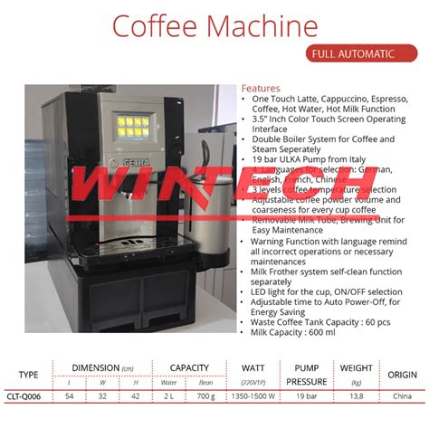 Jual Getra Clt Q Qlt Q Automatic Coffee Maker Mesin Pembuat